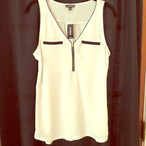 Brand New White Express Blouse